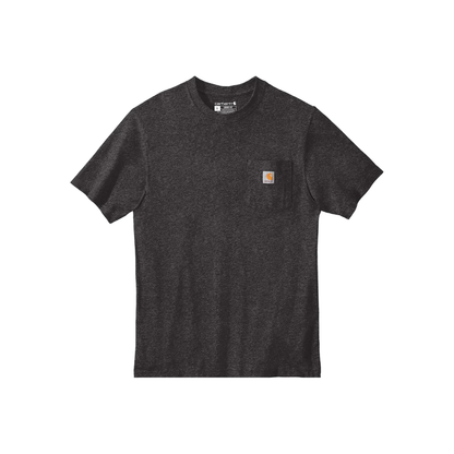 Carhartt K87 Heavyweight Pocket Tee Carbon Heather Front