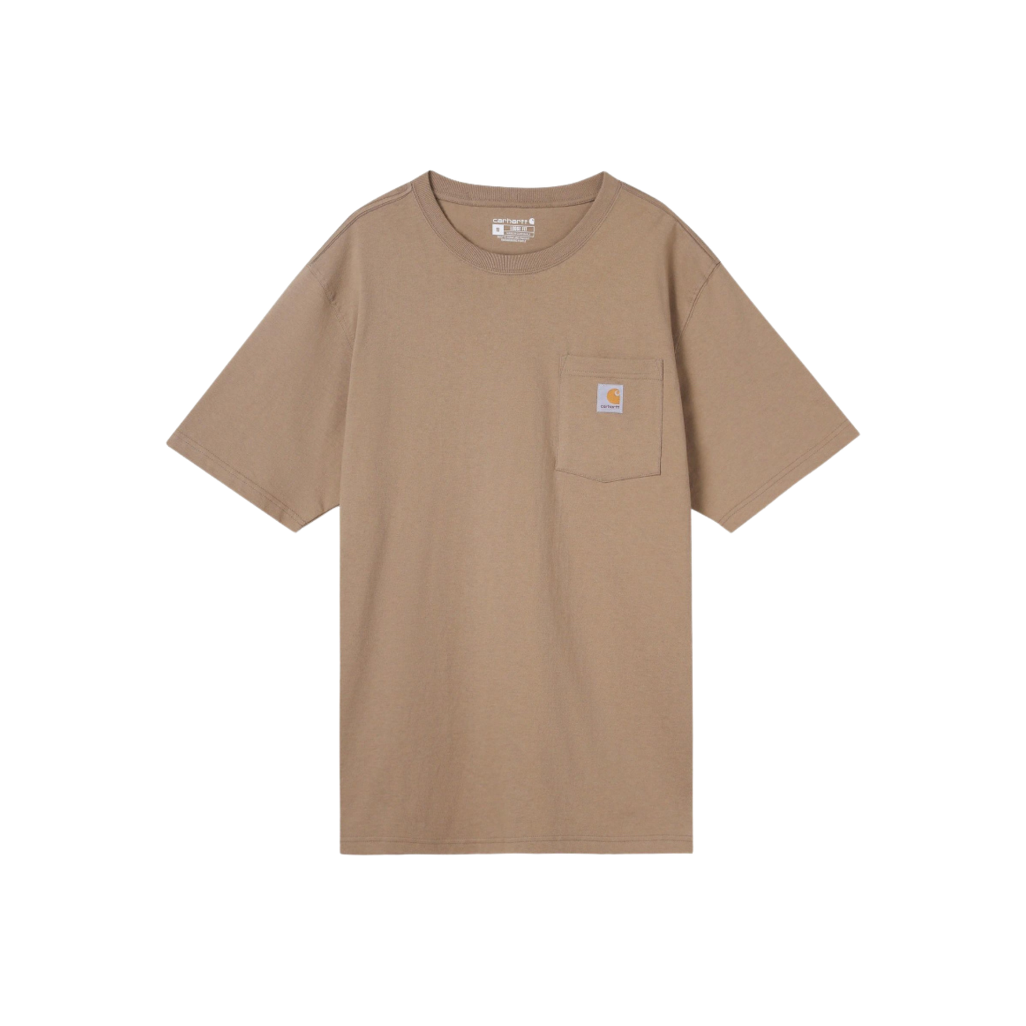 Carhartt K87 Heavyweight Pocket Tee Desert Front