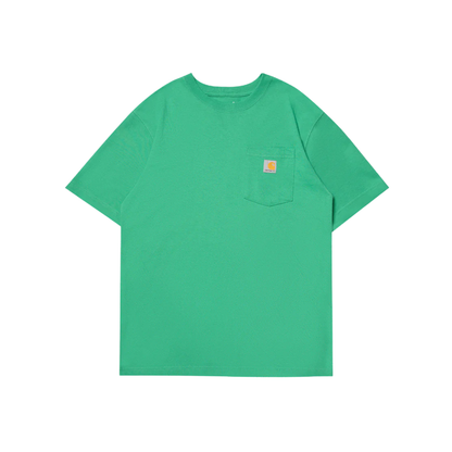 Carhartt K87 Heavyweight Pocket Tee Malachite Front