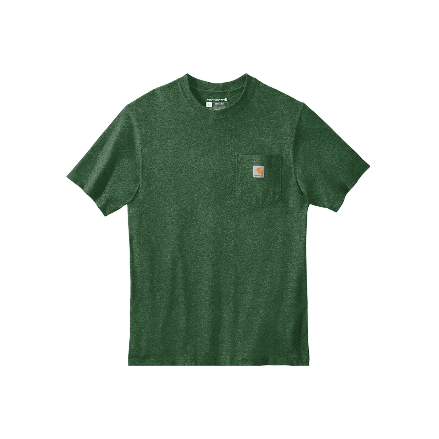 Carhartt K87 Heavyweight Pocket Tee North Woods Heather Front