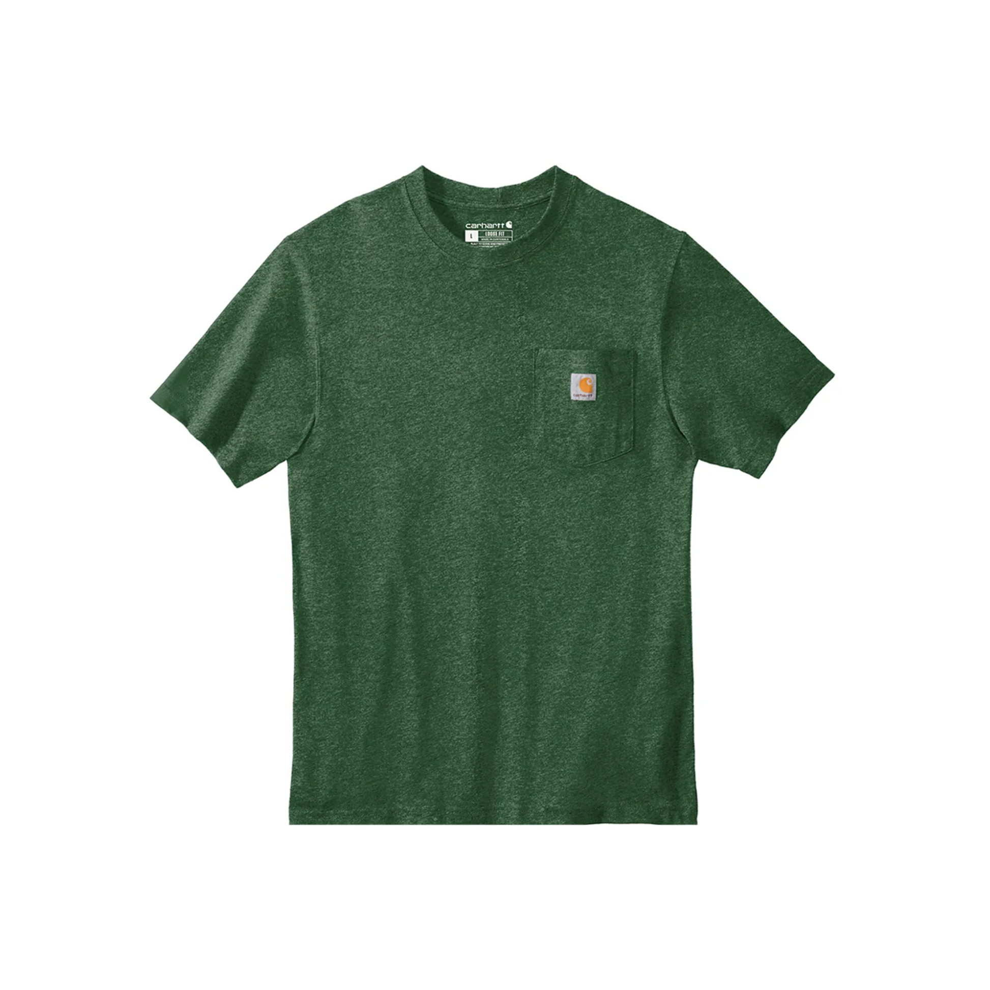 Carhartt K87 Heavyweight Pocket Tee North Woods Heather Front