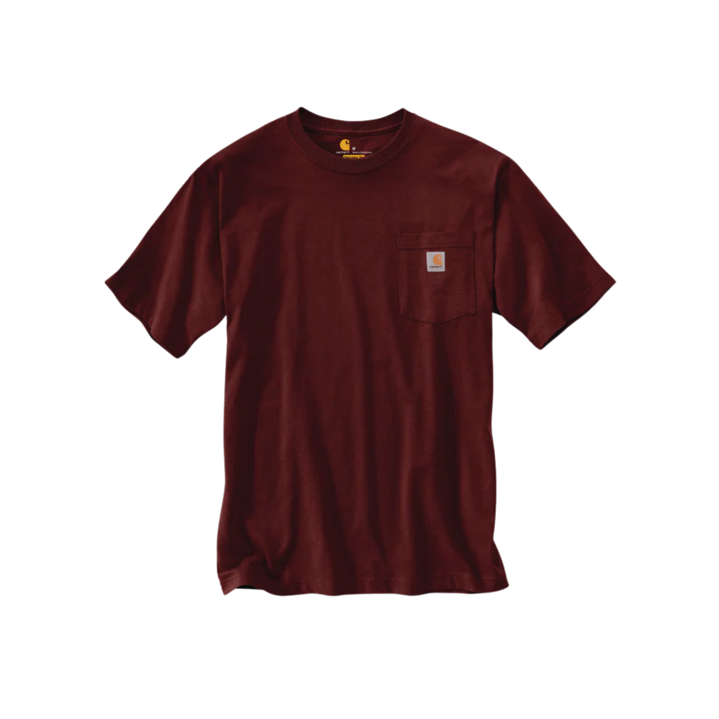 Carhartt K87 Heavyweight Pocket Tee Port Front