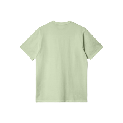 Carhartt K87 Heavyweight Pocket Tee Tender Green Back