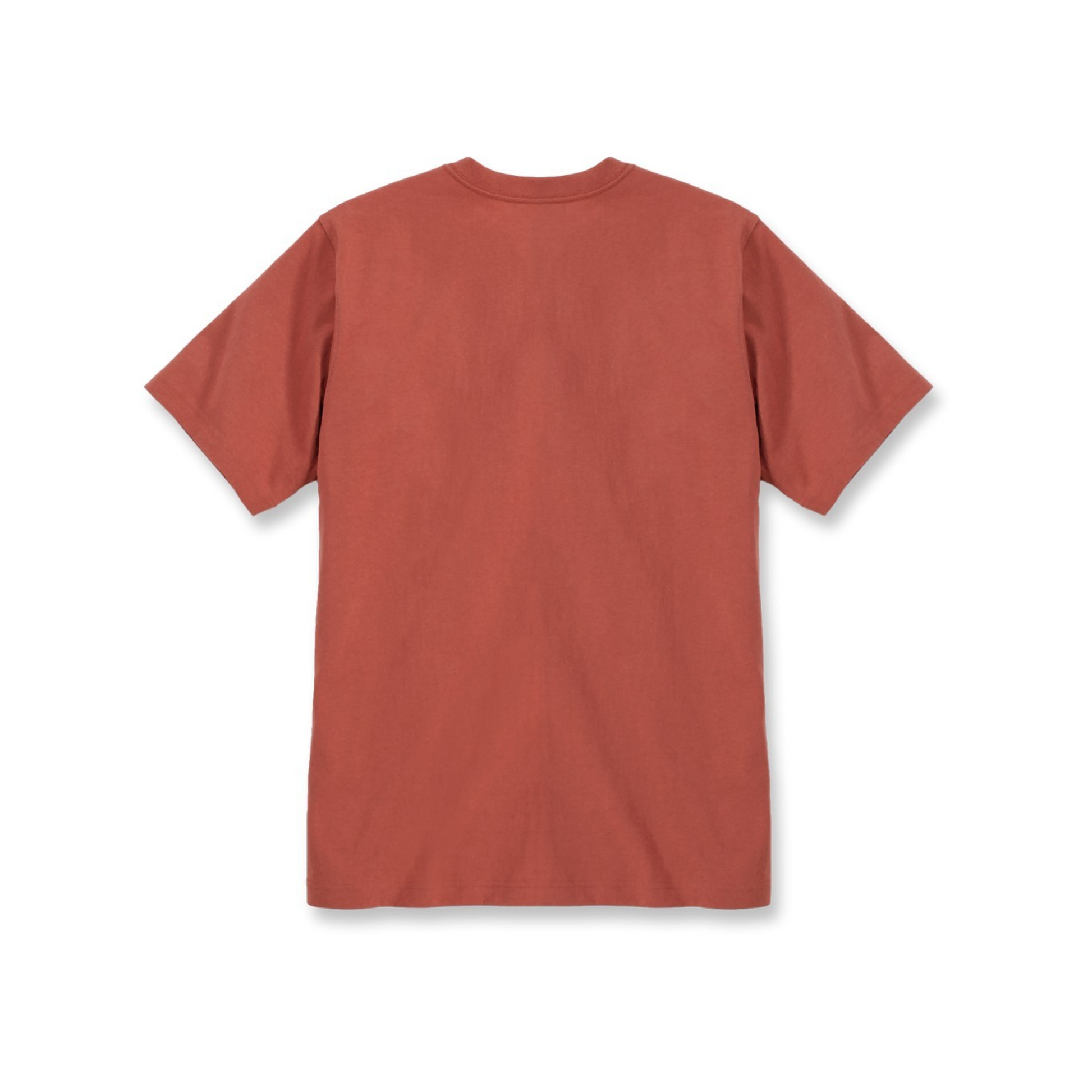 Carhartt K87 Heavyweight Pocket Tee Terracotta Back