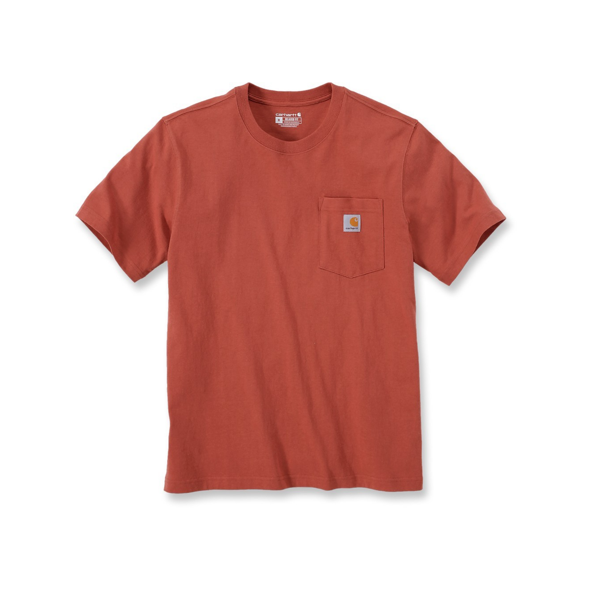 Carhartt K87 Heavyweight Pocket Tee Terracotta Front