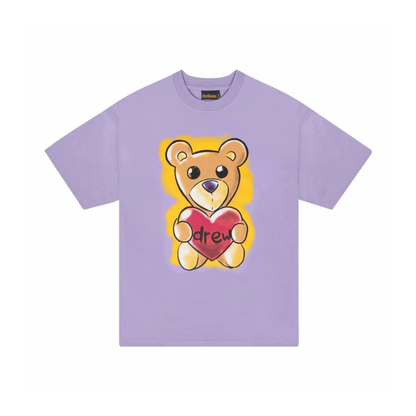 Drew House Airbrush Theodore SS Tee Lavender Front