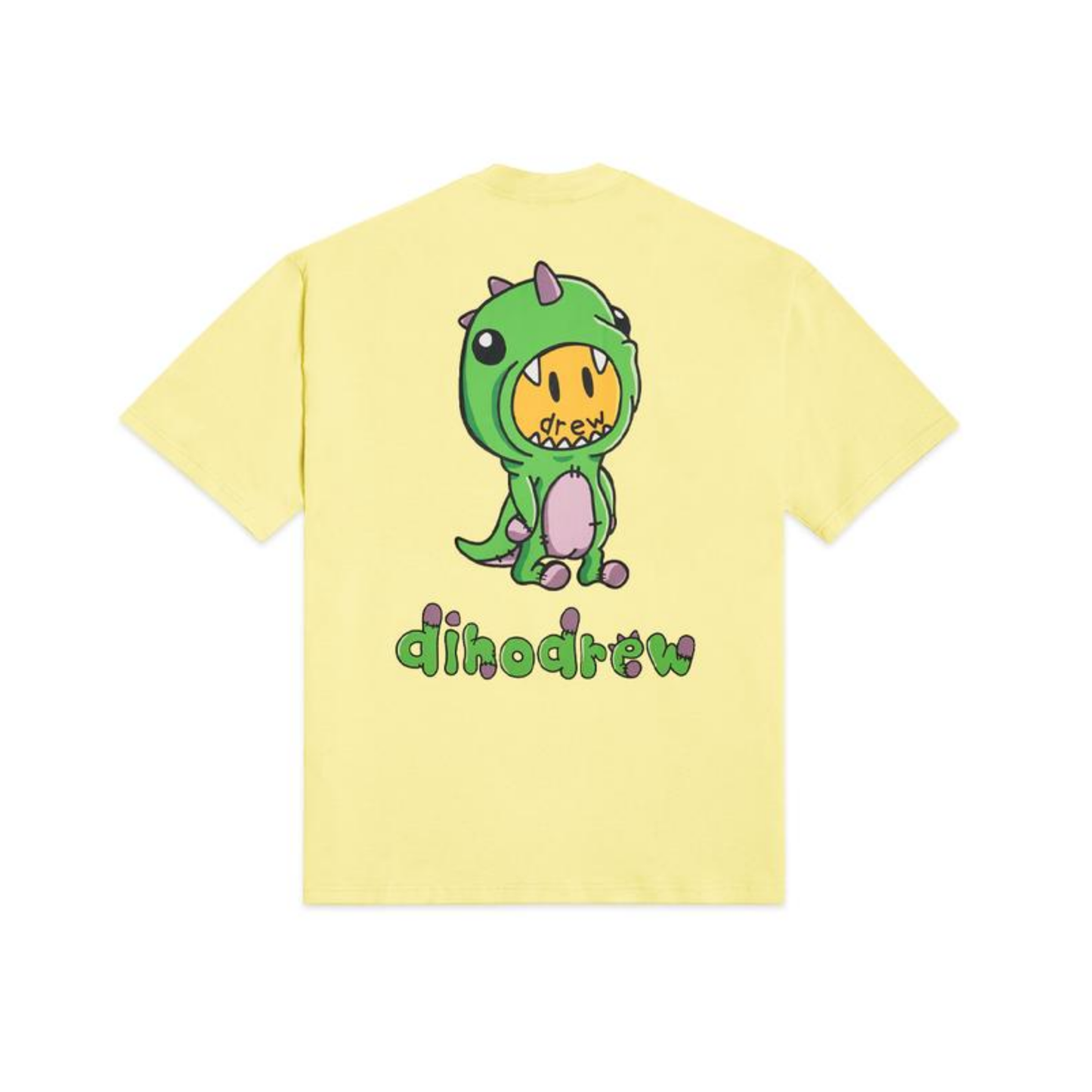 Drew House Back Dinodrew Tee Yellow Back