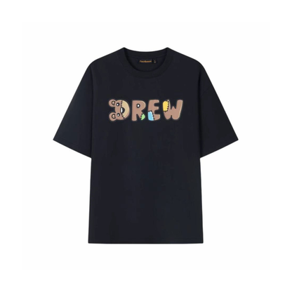 Drew House Bear Logo Tee Black SS25 Front