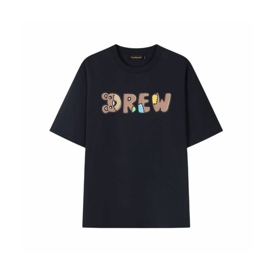 Drew House Bear Logo Tee Black SS25 Front