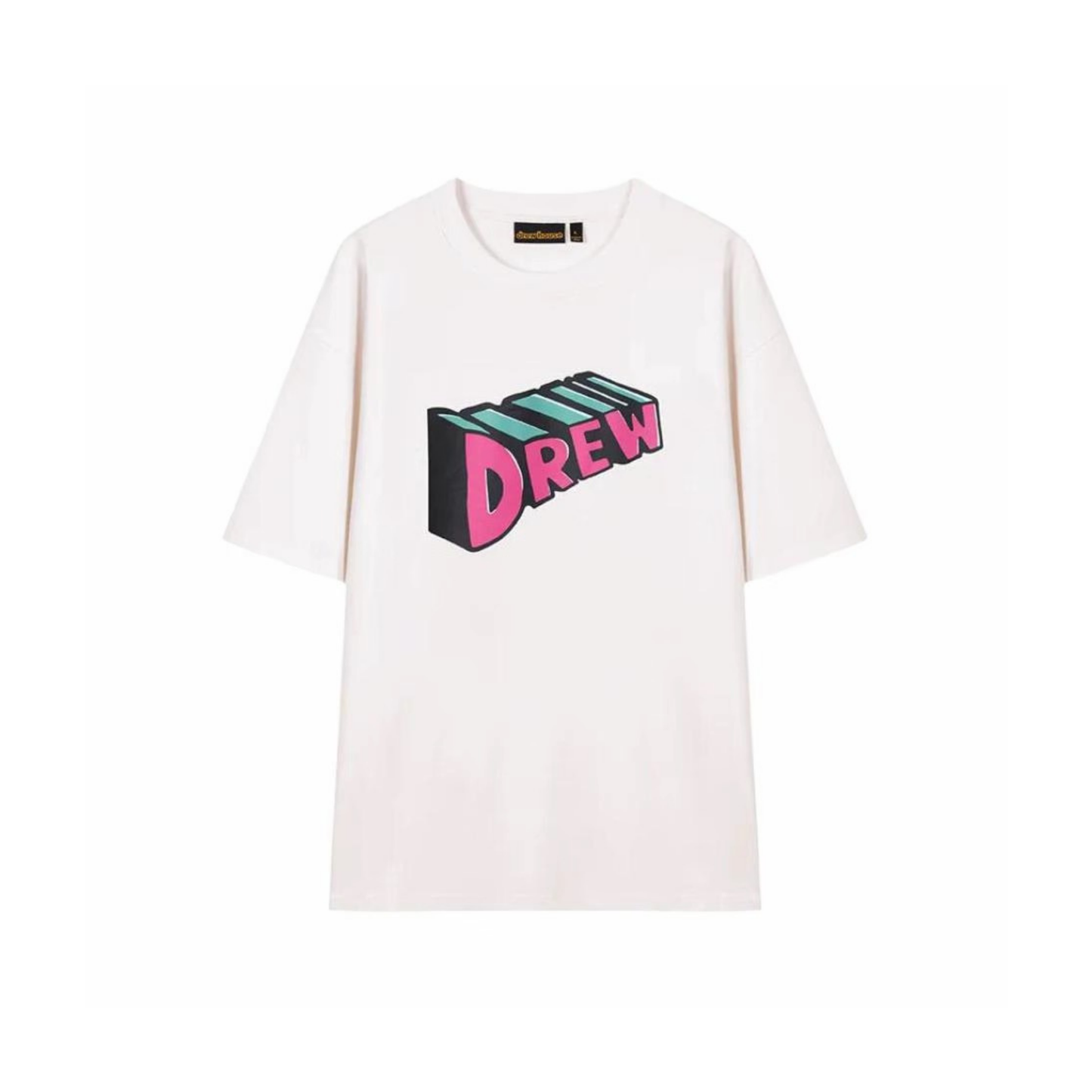 Drew House Big Logo Tee White SS25 Front
