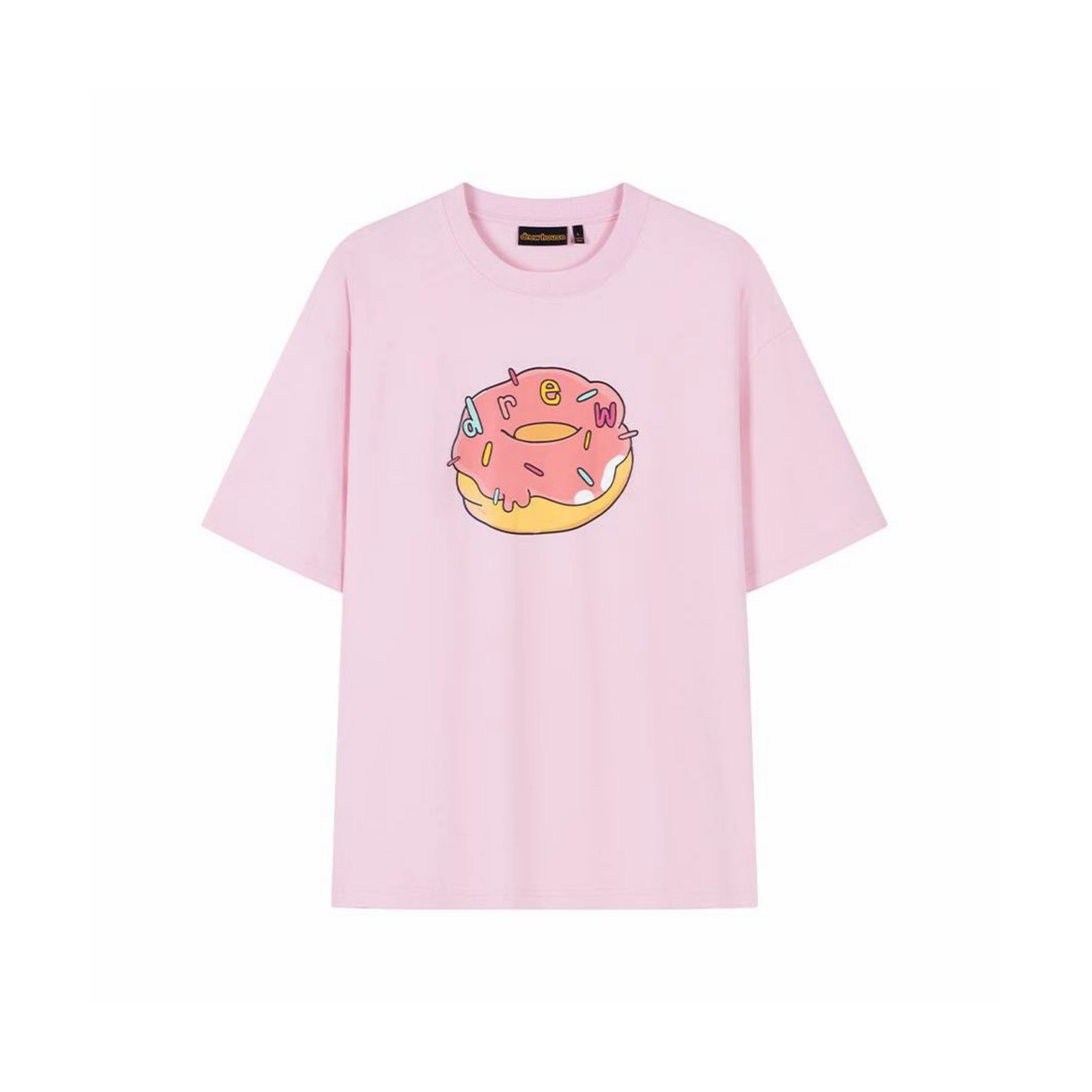Drew House Donut SS Tee Strawberry SS25 Front