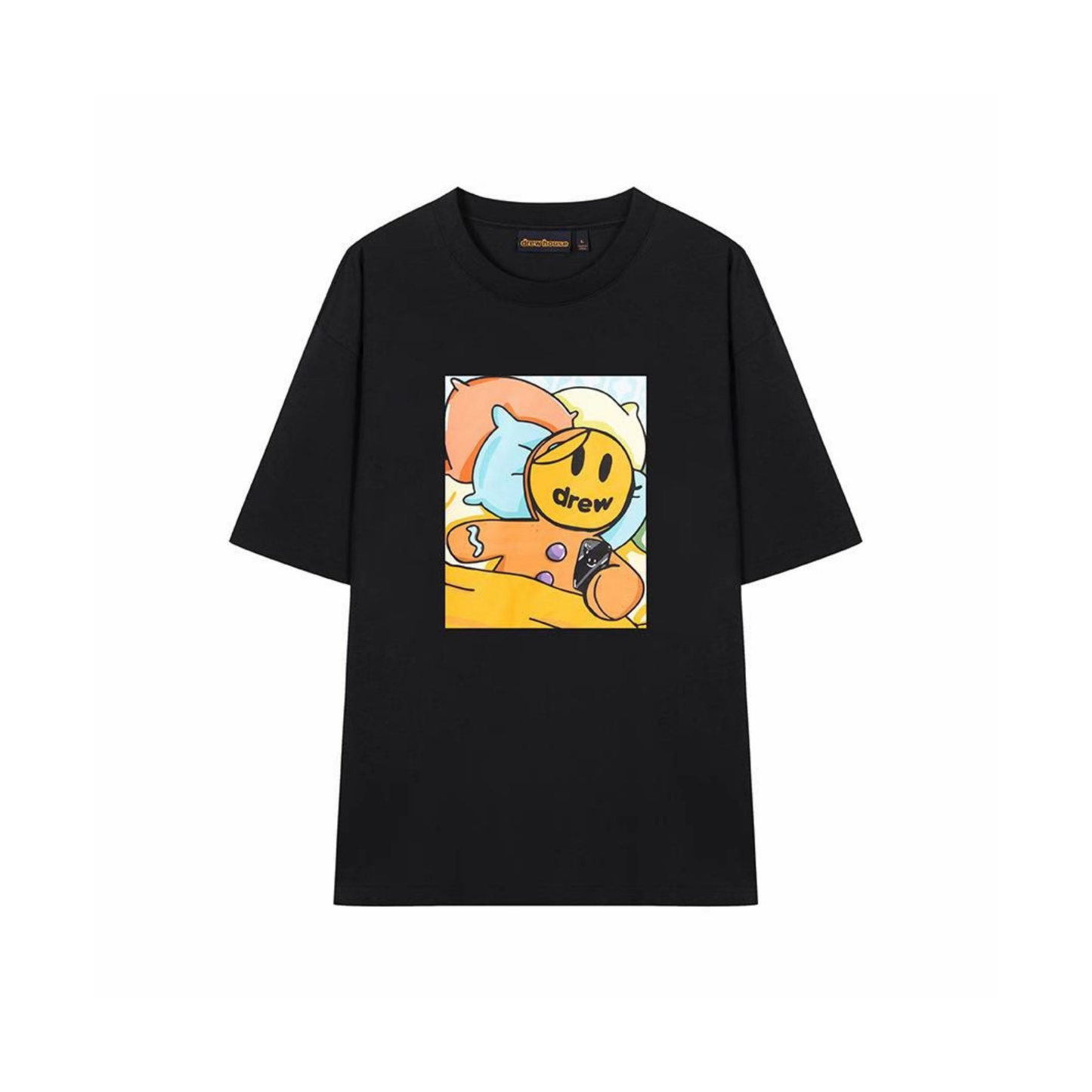 Drew House Gingerbread Man SS Tee Black SS25 Front
