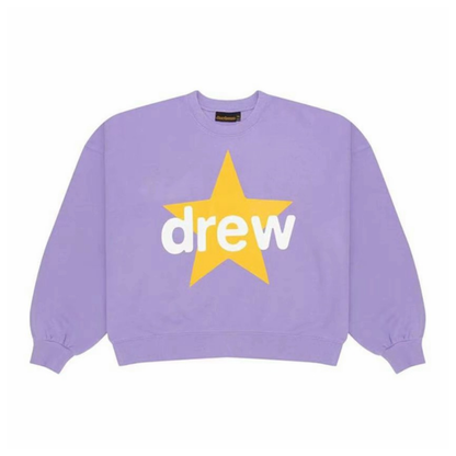 Drew House Infinite Value Boxy Crewneck Lavender Front