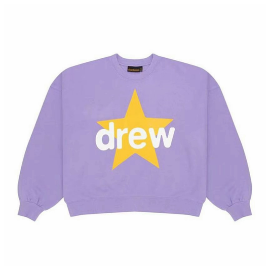 Drew House Infinite Value Boxy Crewneck Lavender Front