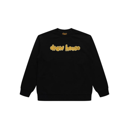 Drew House Logo Crewneck Sweatshirt Black Front