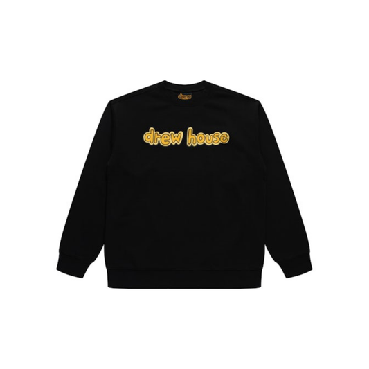 Drew House Logo Crewneck Sweatshirt Black Front
