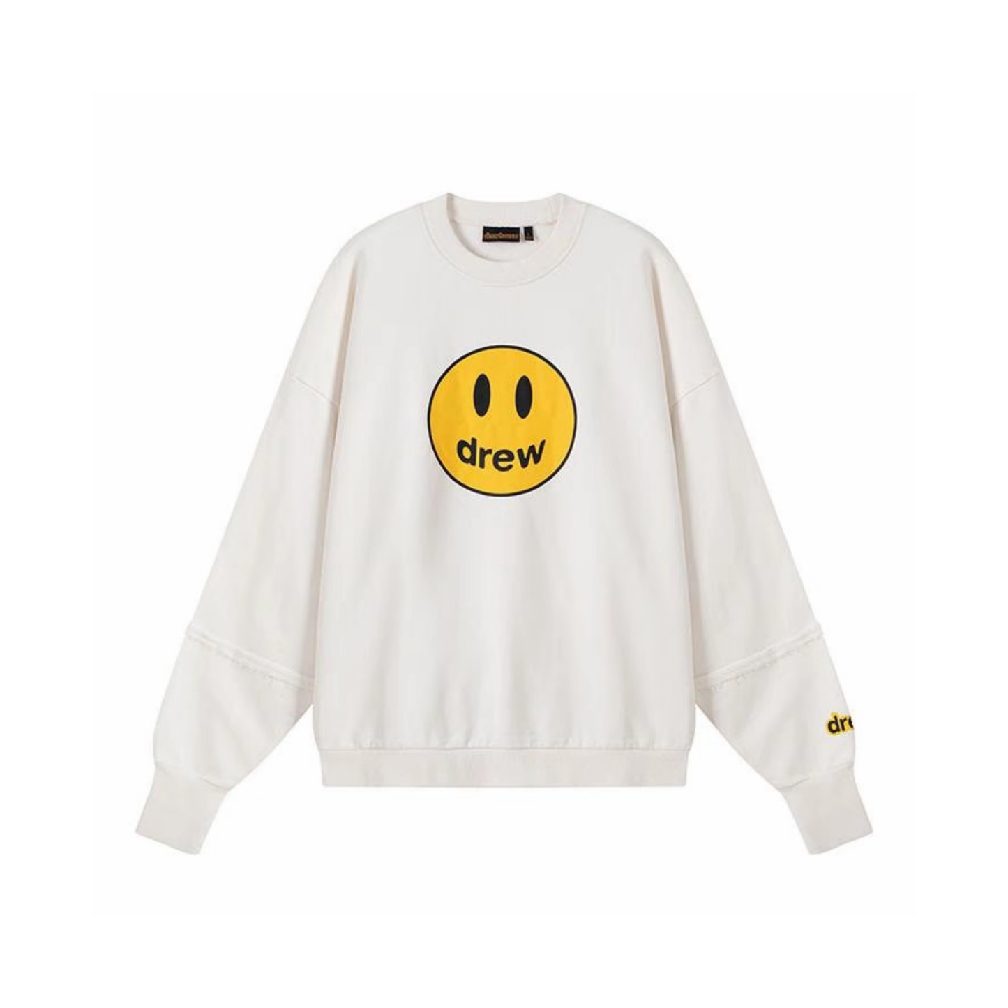 Drew House Mascot Crewneck White Front