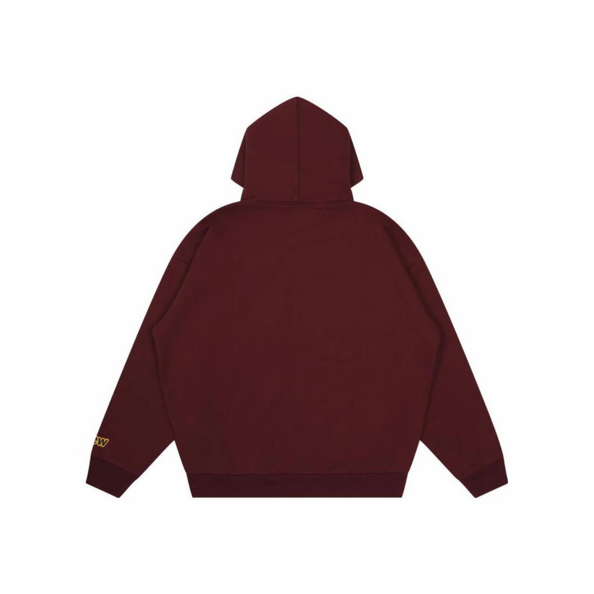 Drew House Mascot Oversized Hoodie Burgundy Back