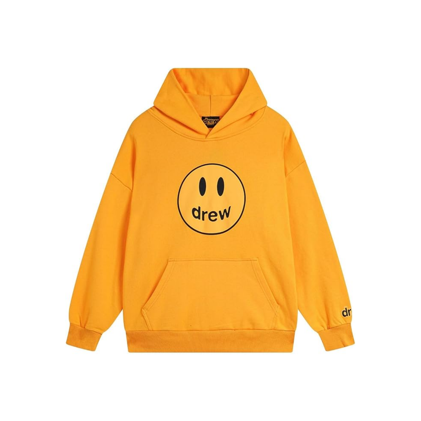 Drew House Mascot Oversized Hoodie Golden Yellow Front