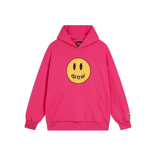 Drew House Mascot Oversized Hoodie Magenta Front