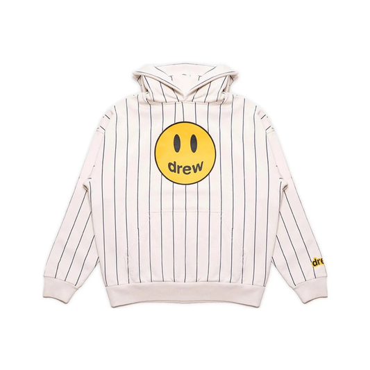 Drew House Mascot Oversized Hoodie Navy Pinstripe Front