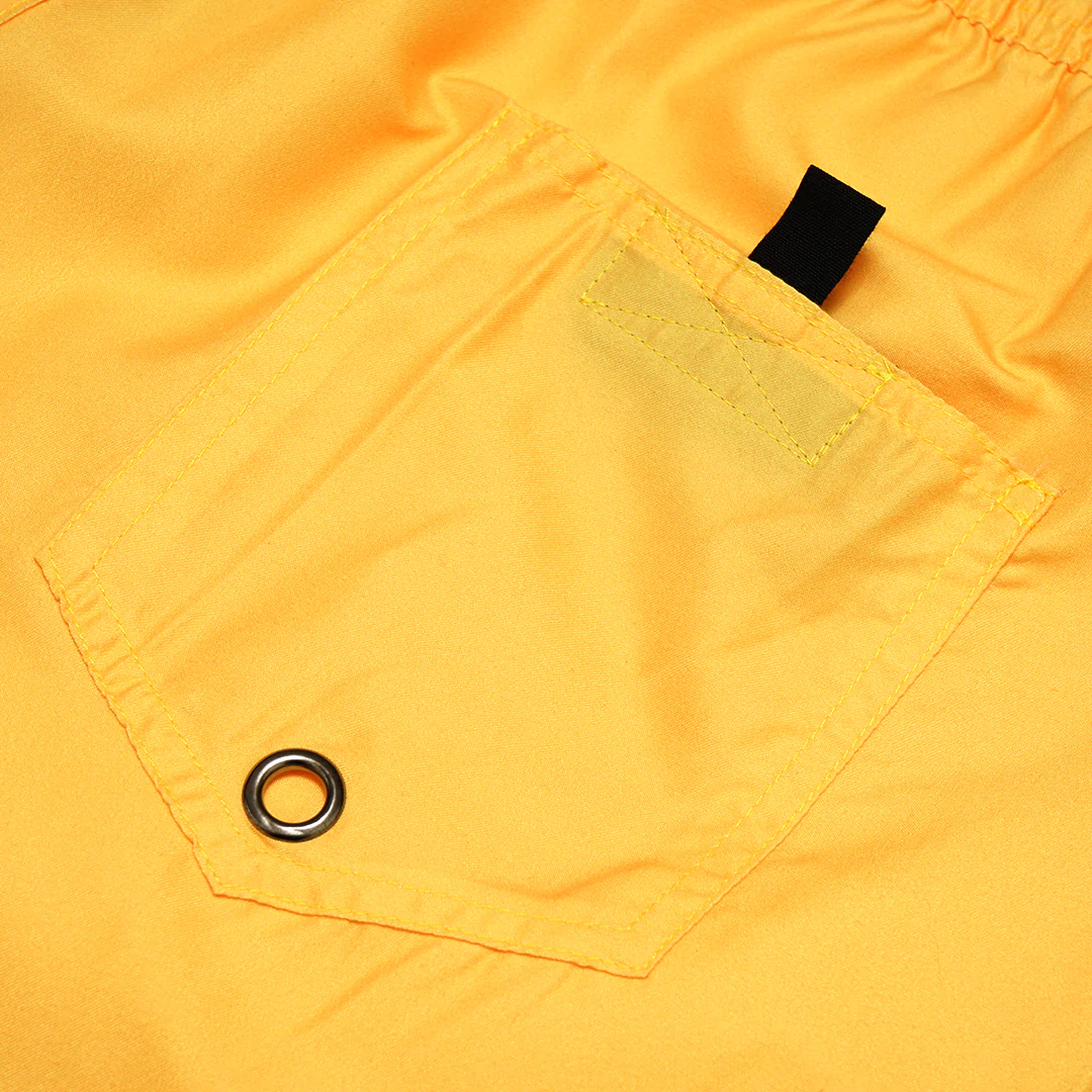 Drew House Mascot Pool Shorts Golden Yellow Back