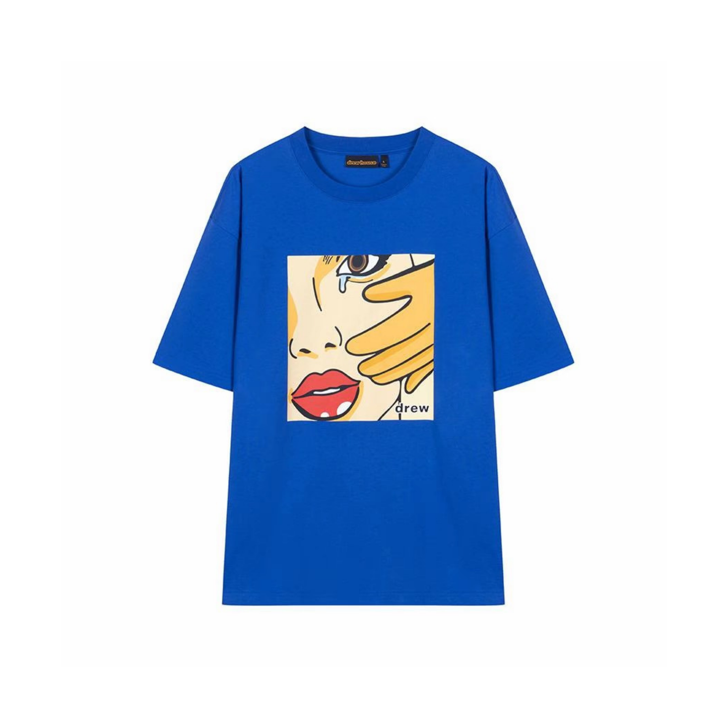 Drew House No Tears Tee Royal Blue SS25 Front