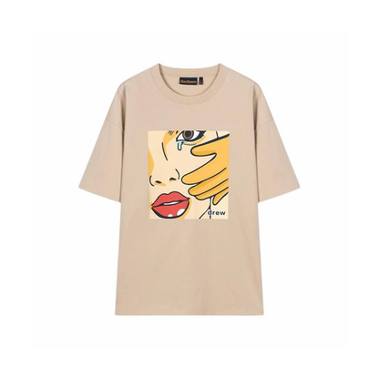 Drew House No Tears Tee Sand SS25 Front