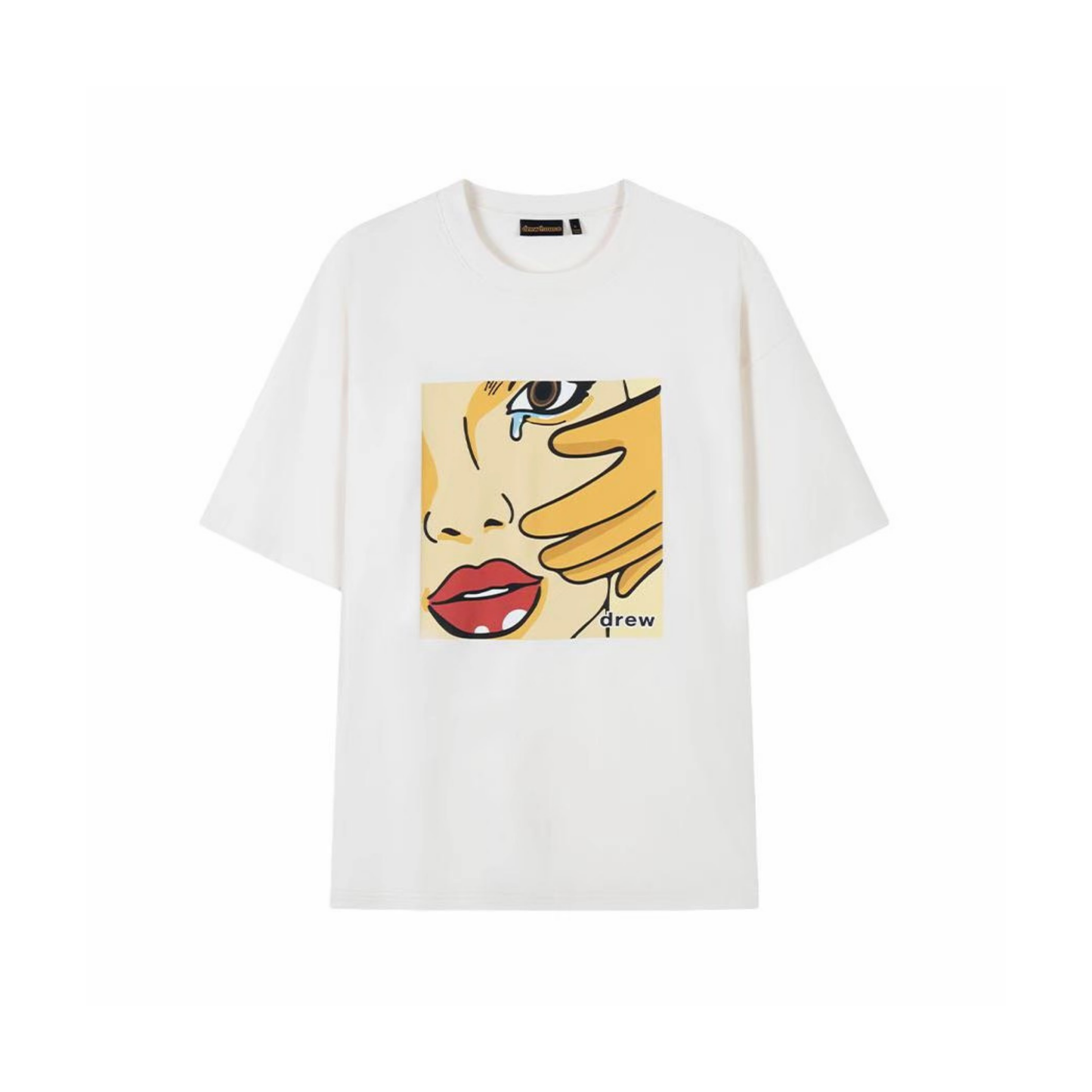 Drew House No Tears Tee White SS25 Front