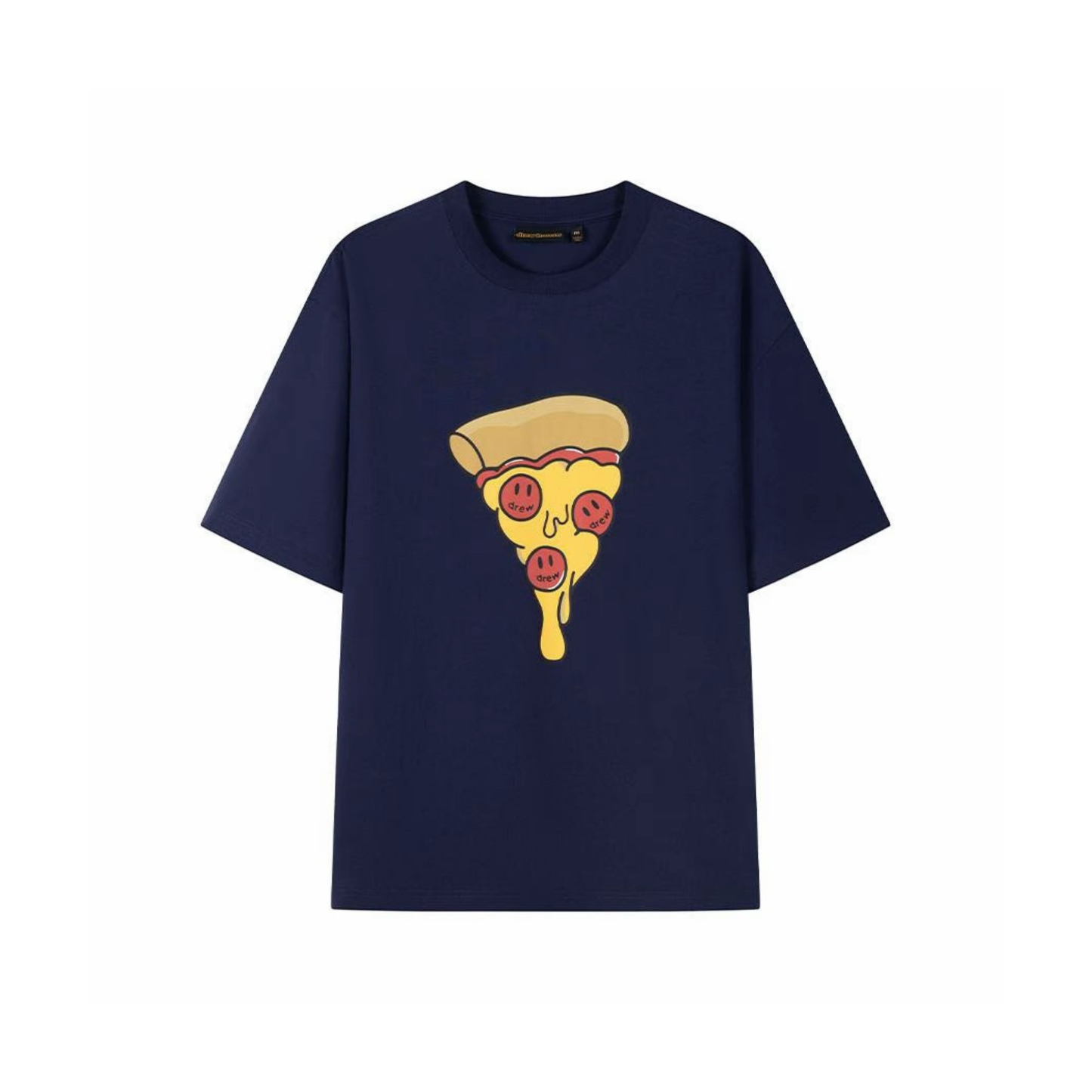 Drew House Pizza Tee Dark Navy SS25 Front
