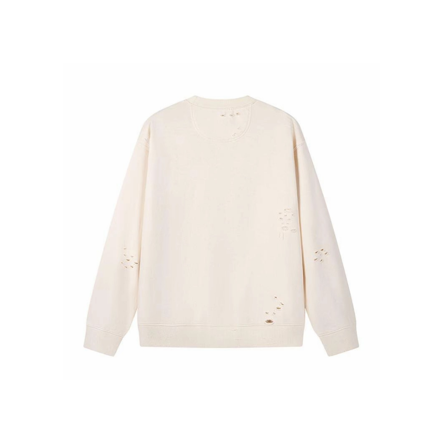 Drew House Ripped Crewneck Cream Back