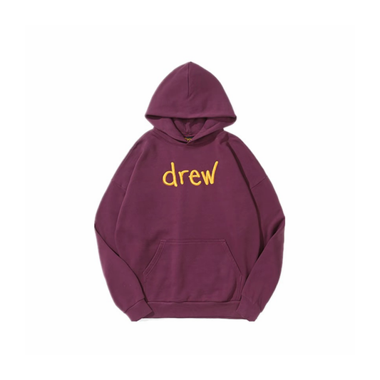 Drew House Scribble Oversized Hoodie Berry Front