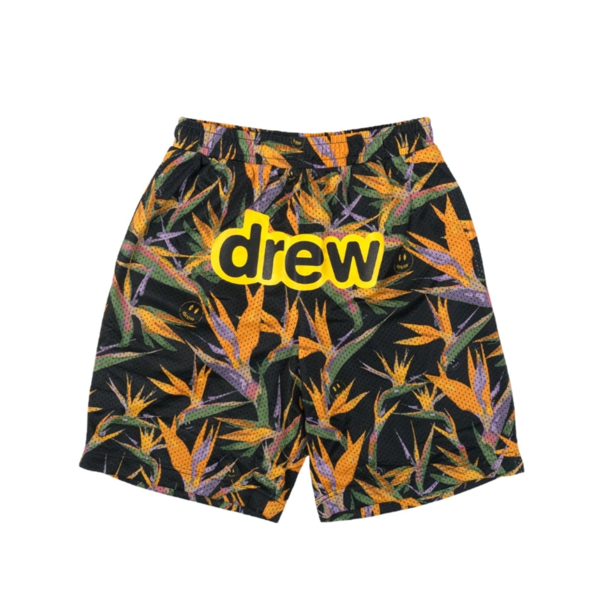 Drew House Secret Birds of Paradise Shorts Black Front