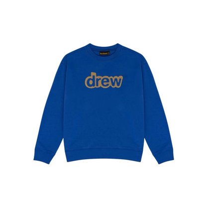 Drew House Secret Embroidered Crewneck Royal Blue Front
