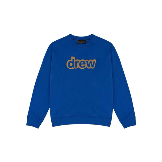 Drew House Secret Embroidered Crewneck Royal Blue Front