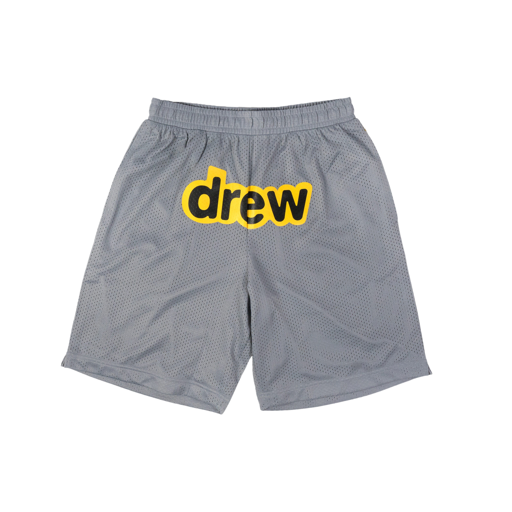 Drew House Secret Mesh Shorts Grey Front
