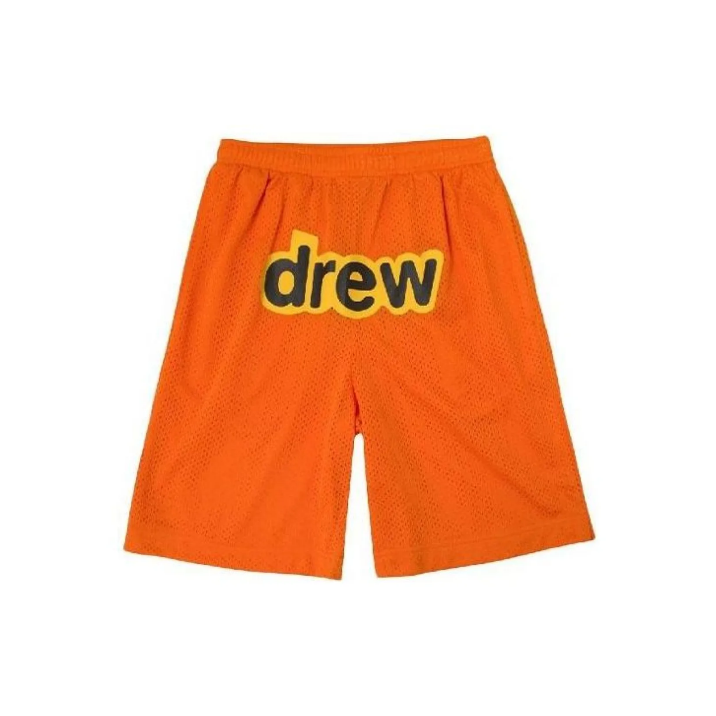 Drew House Secret Mesh Shorts Orange Front