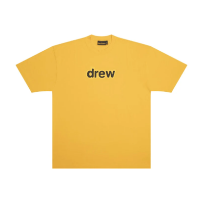 Drew House Secret SS Tee Golden Yellow Front