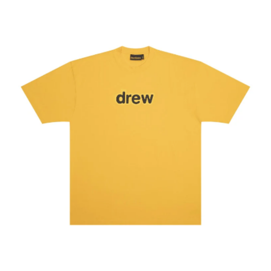 Drew House Secret SS Tee Golden Yellow Front