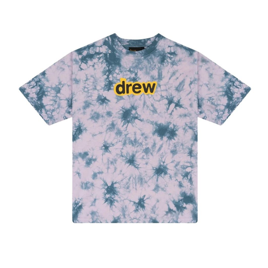 Drew House Secret SS Tee Lilac Tie Dye Front