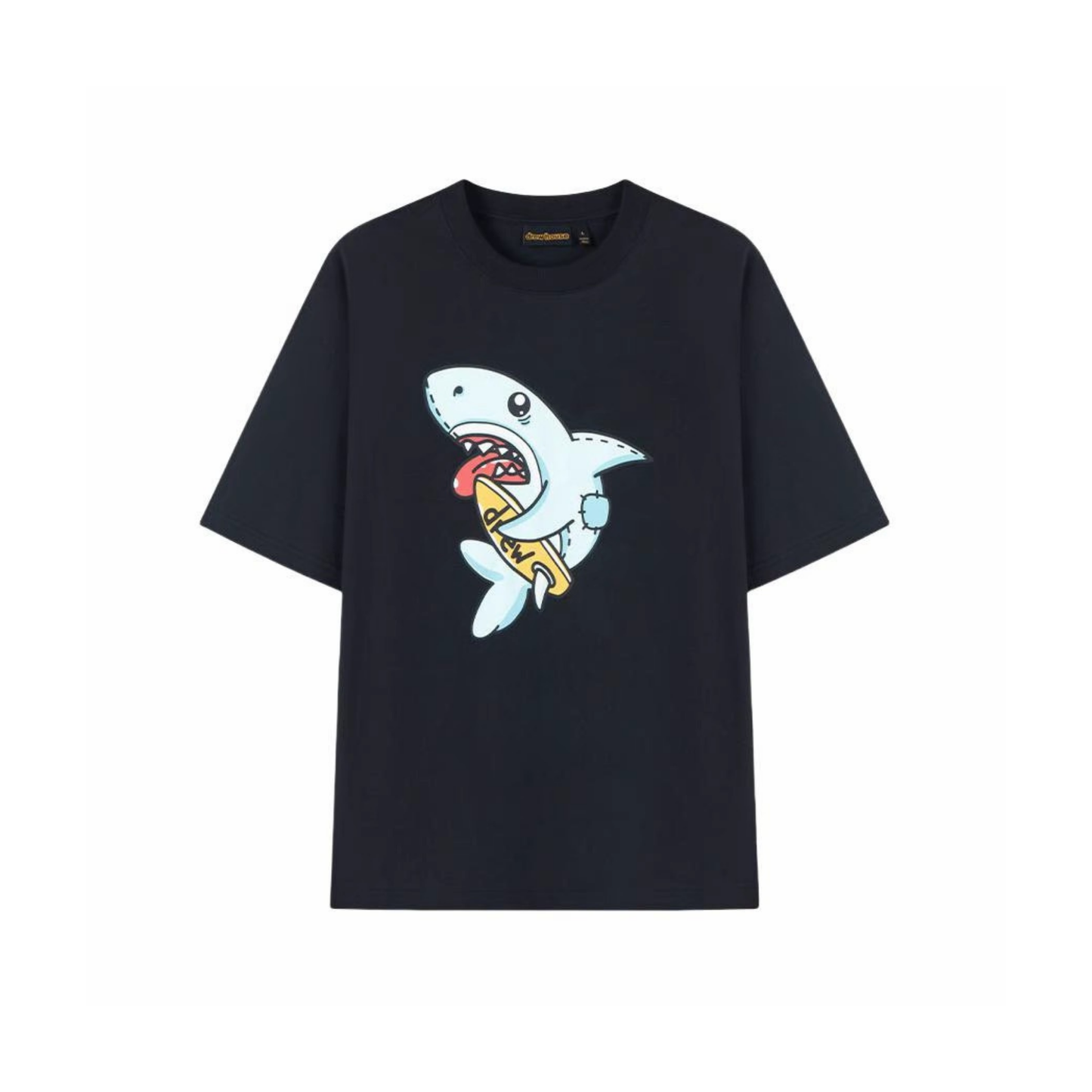 Drew House Shark Tee Black SS25 Front