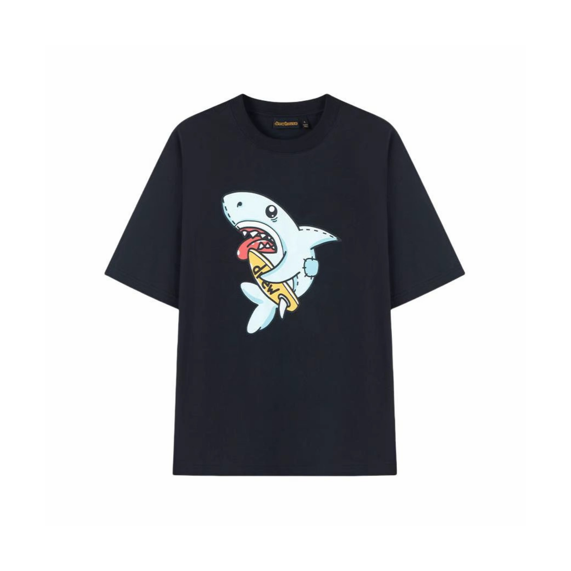 Drew House Shark Tee Black SS25 Front