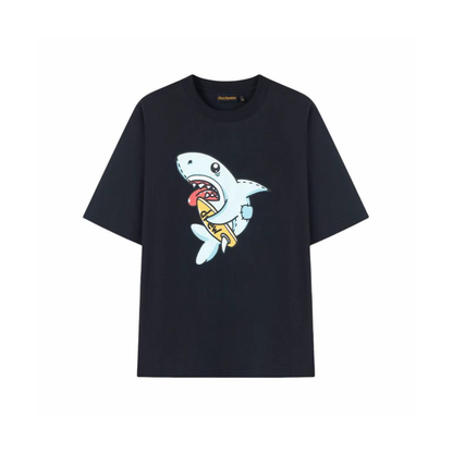 Drew House Shark Tee Black SS25 Front