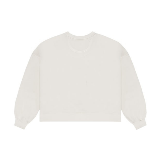 Drew House Sherman Boxy Crewneck Off White Back