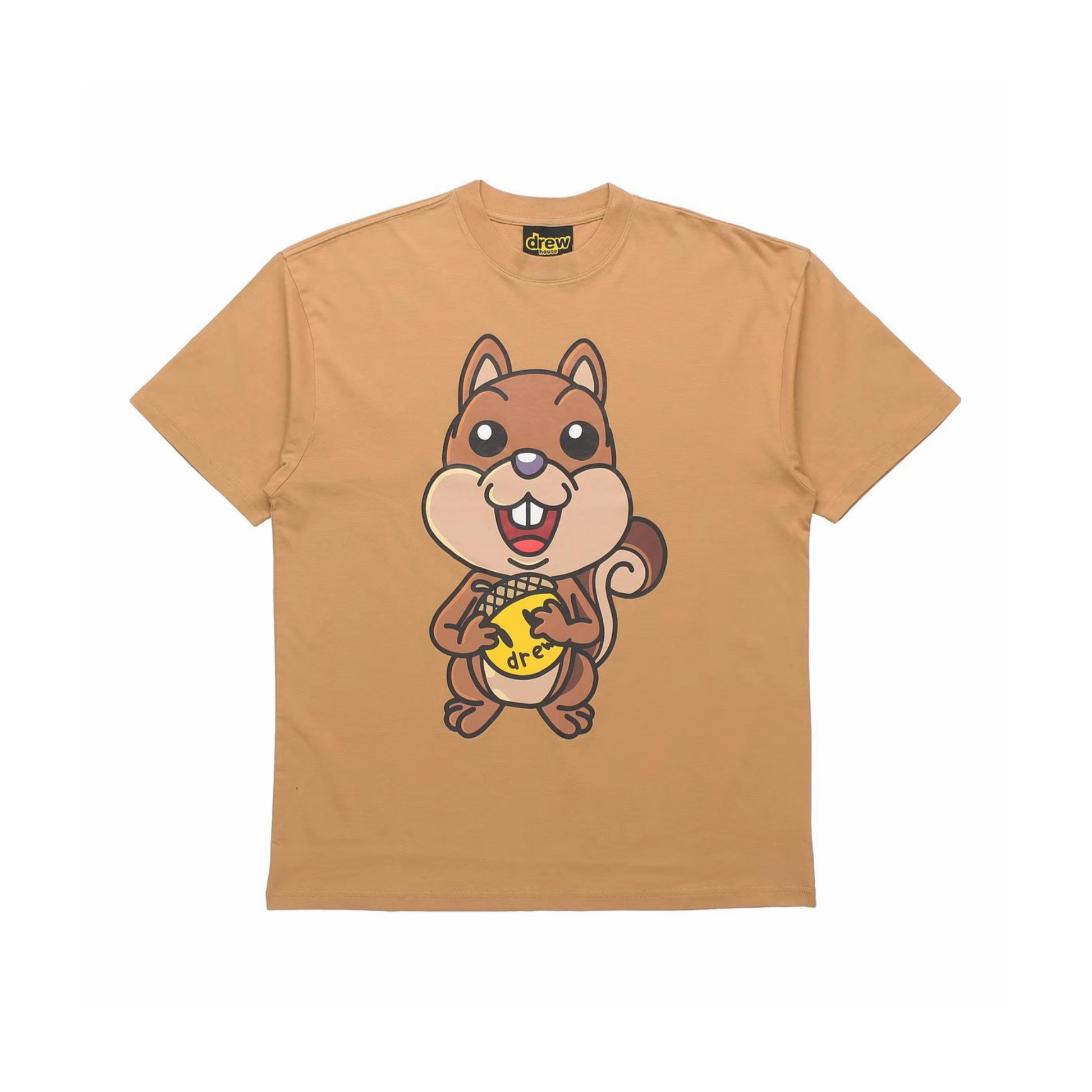 Drew House Sherman Squirrel SS Tee Brown Front