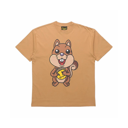 Drew House Sherman Squirrel SS Tee Brown Front
