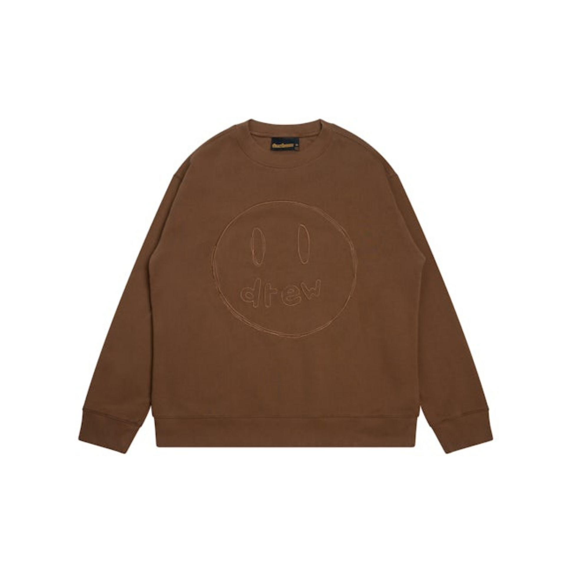 Drew House Sketch Mascot Crewneck Brown Front