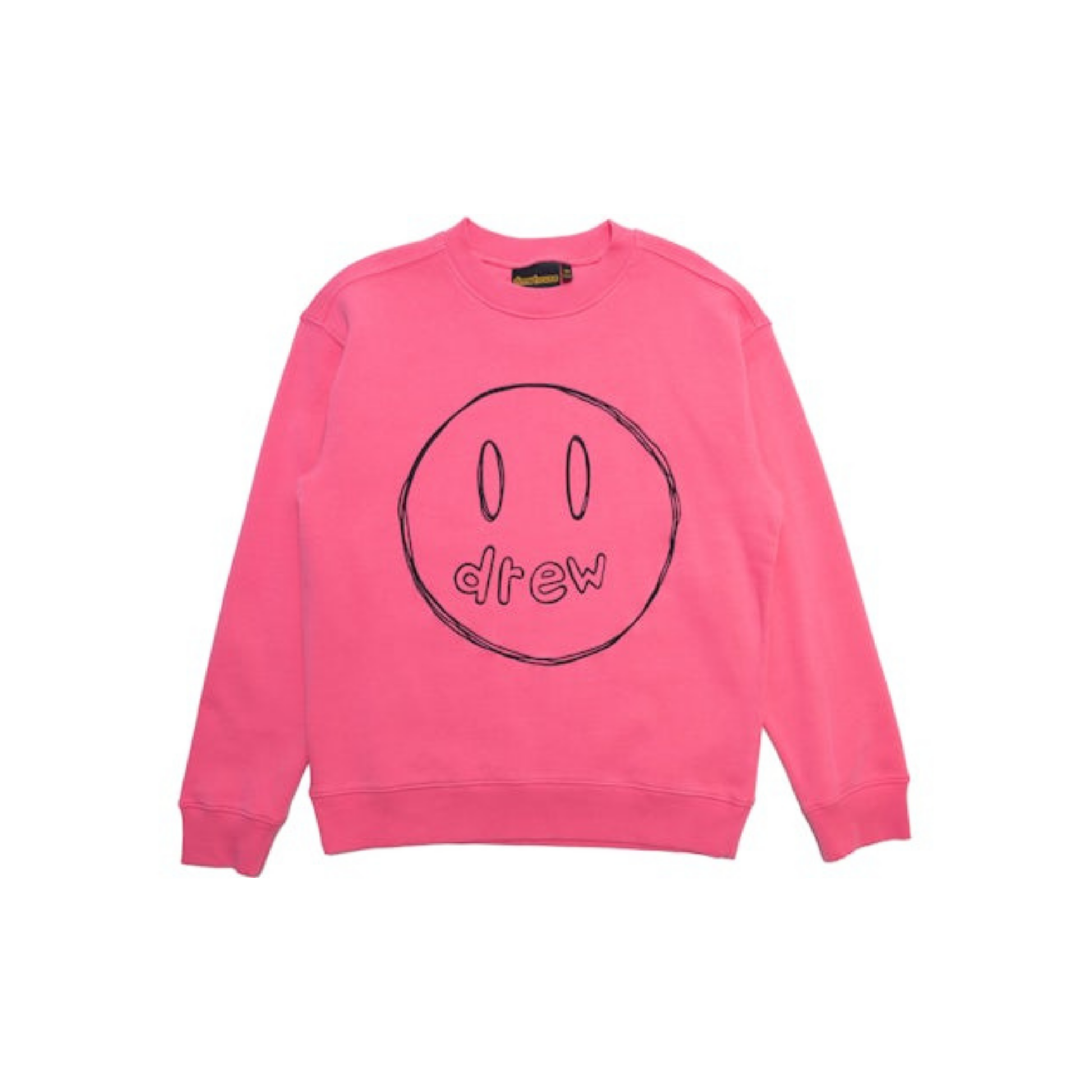 Drew House Sketch Mascot Crewneck Hot Pink Front