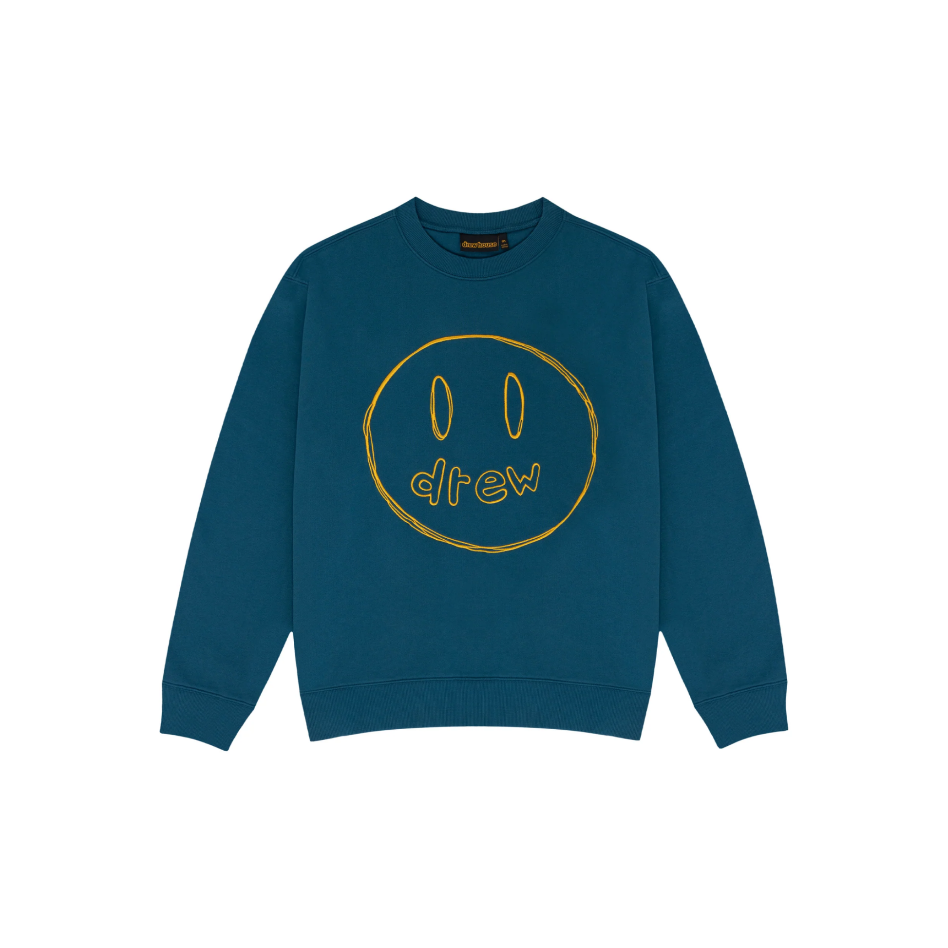 Drew House Sketch Mascot Crewneck Peacock Front