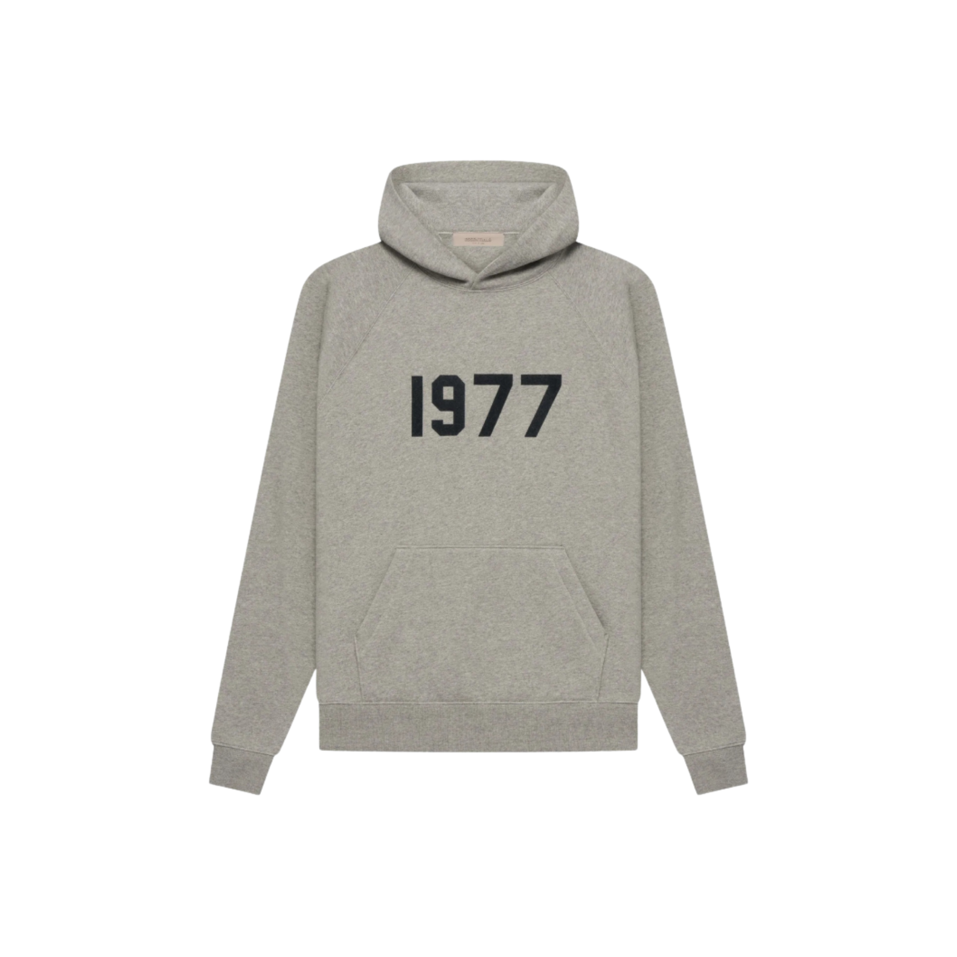 Fear of God Essentials 1977 Hoodie Dark Oatmeal SS22 Front